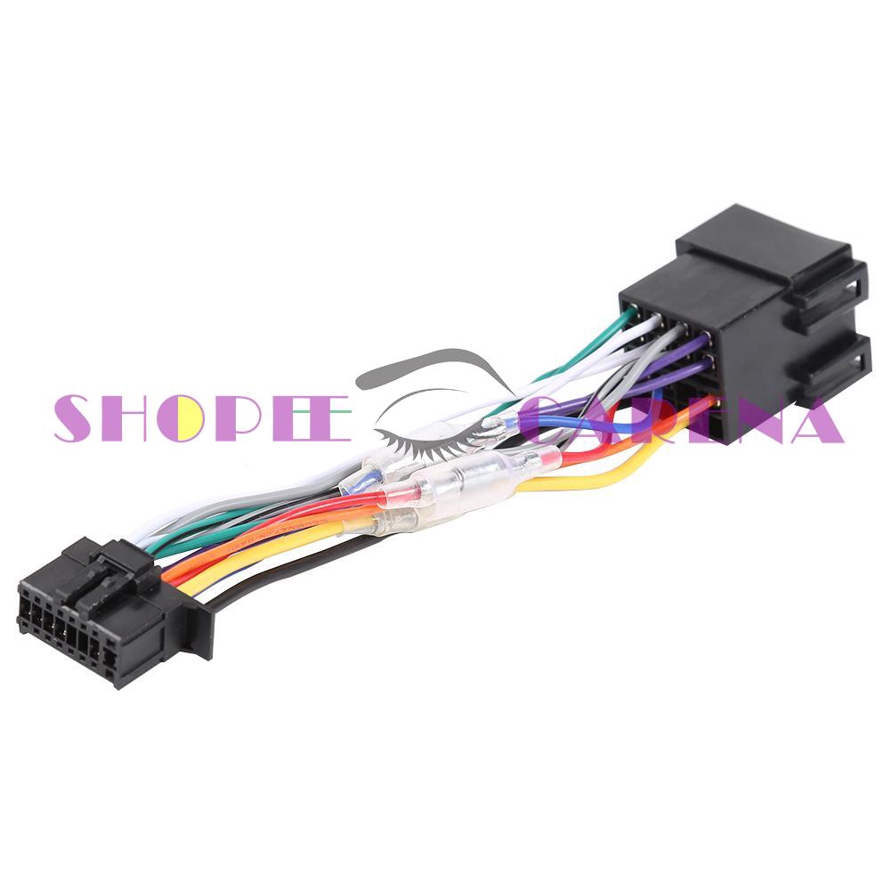 ABS Car Stereo Radio ISO Standard Wiring Harness Connector 16 Pin PI100  Plug Cable for 2003-on | BigBuy360 - bigbuy360.vn