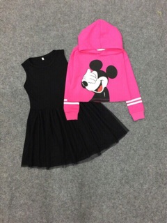 Set váy áo mickey
