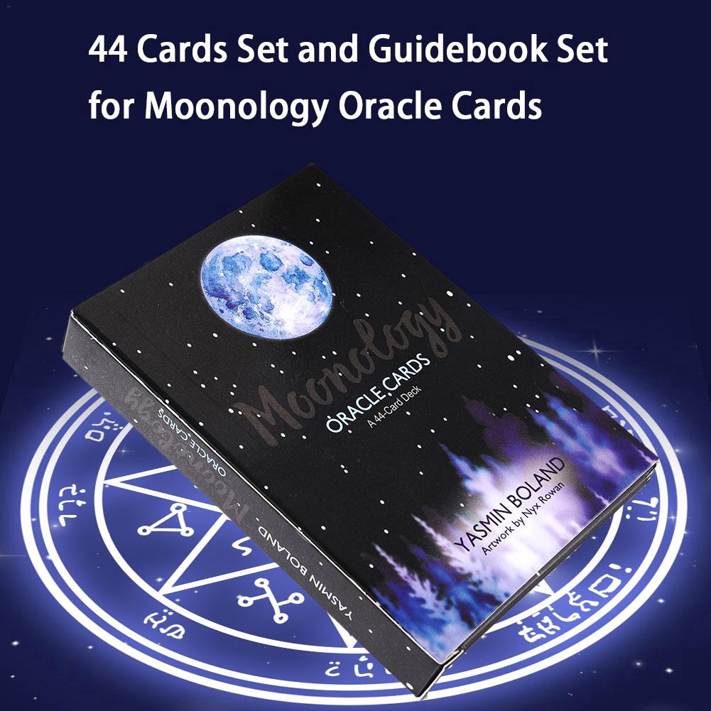 【COD】[Mã TOYJAN hoàn 20K xu đơn 50K] [ready stock] Moonology Oracle Cards: A 44-Card Deck Tarot Card Game