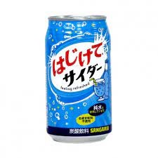 Nước soda Sangaria Hajikete lon 350g - 4 vị - Konni39 Sơn Hoà - 1900886806