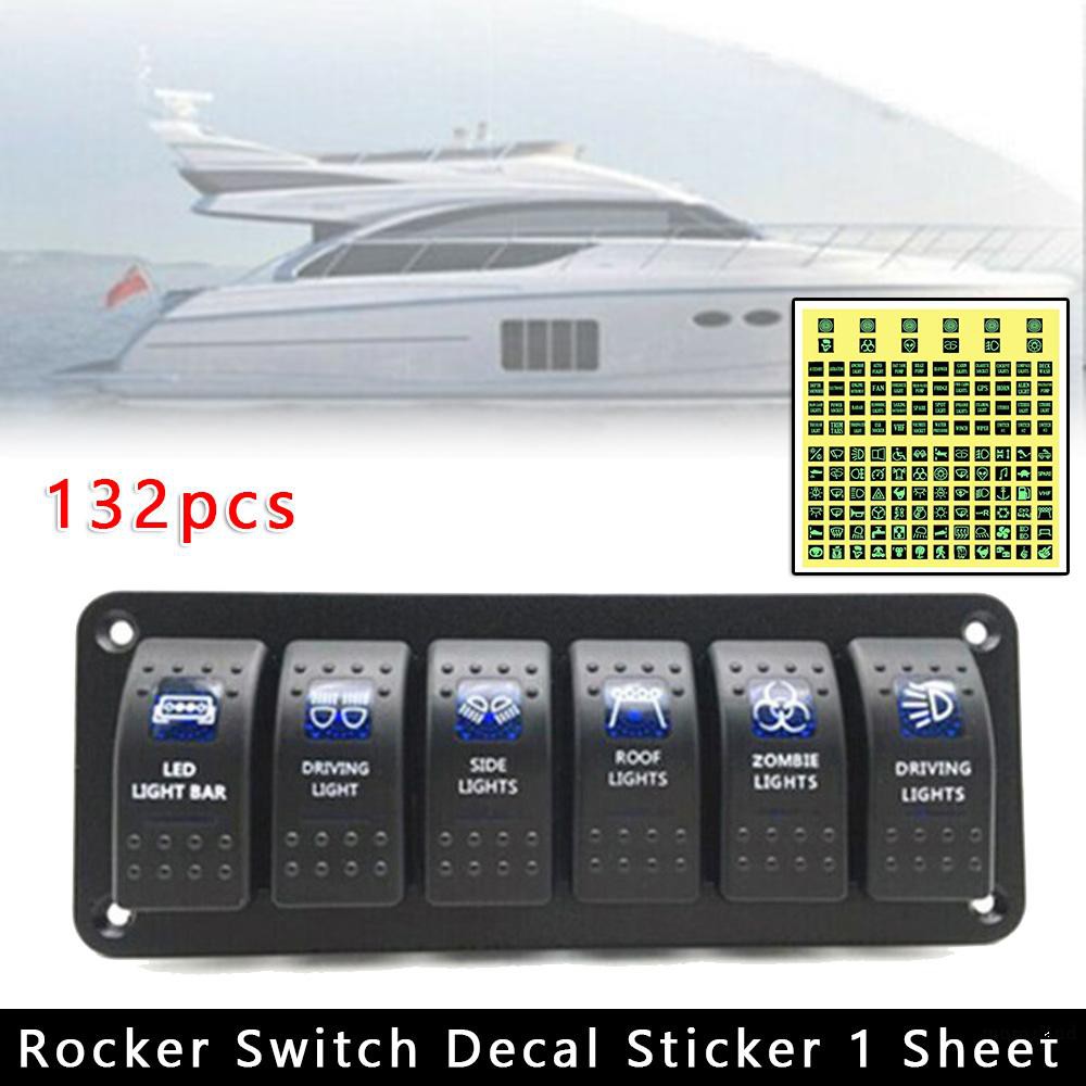 Set 132 sticker dán công tắc điện tiện lợi