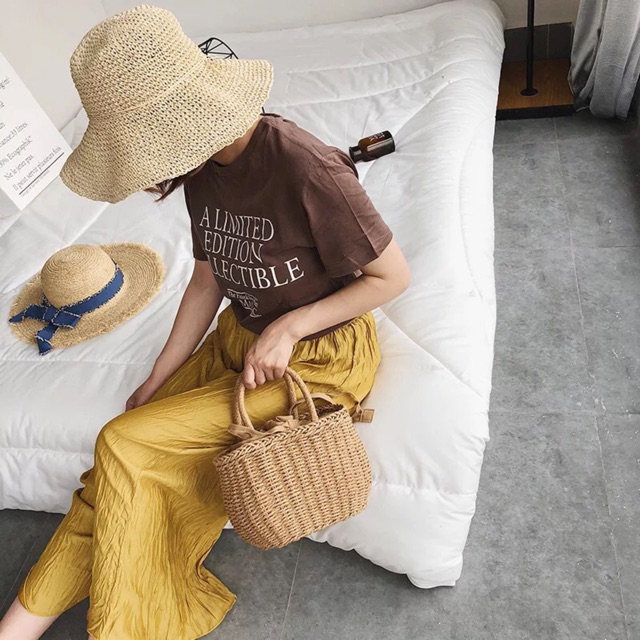 Túi Cói Đồng Quê Parisian