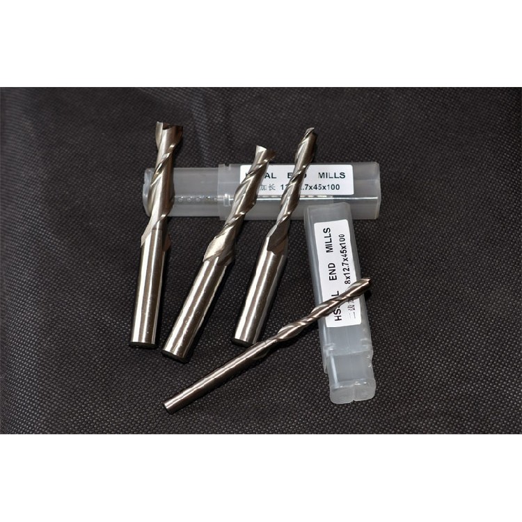 Mũi phay spiral up-cut bit- cốt 12.7mm- đường kính 8,10,12mm