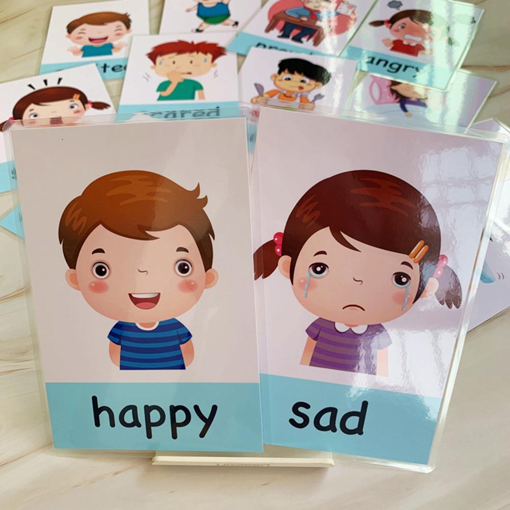 Bộ Thẻ Bài Trò Chơi Tiếng Anh Emoticon 14 Năm S7S2 Cho Bé