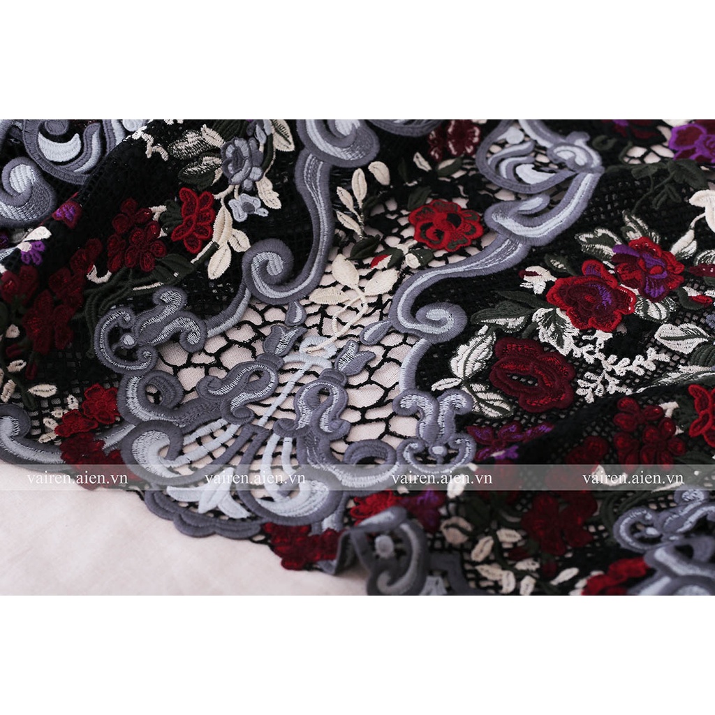 Vải ren chỉ cotton cao cấp AFL-20