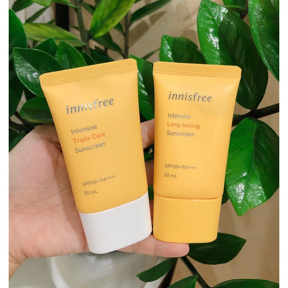 [Mẫu mới 2019] Kem chống nắng Innisfree các loại