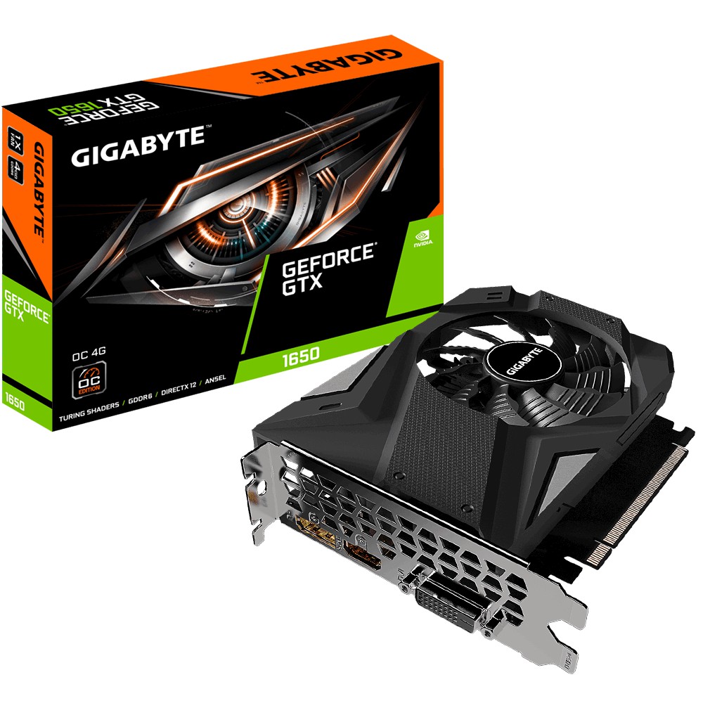 Card màn hình GIGABYTE GeForce GTX 1650 D6 OC 4GB (GV-N1656OC-4GD)