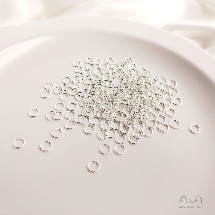 Set 50 Vòng Nối Đuôi Hàn Bằng Đồng 14K18K Màu Vàng Đồng Chuyên Dụng Chất Lượng Cao diy