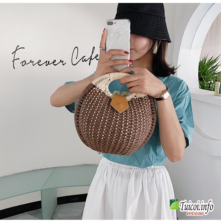 Túi cói hình quả trứng