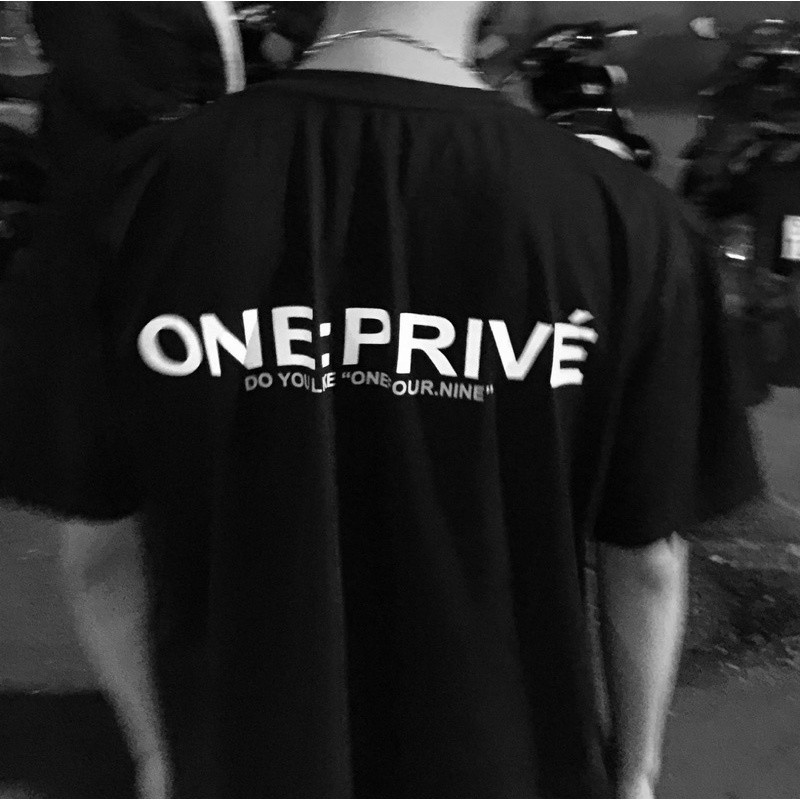 Áo Thun One Privé Màu Đen