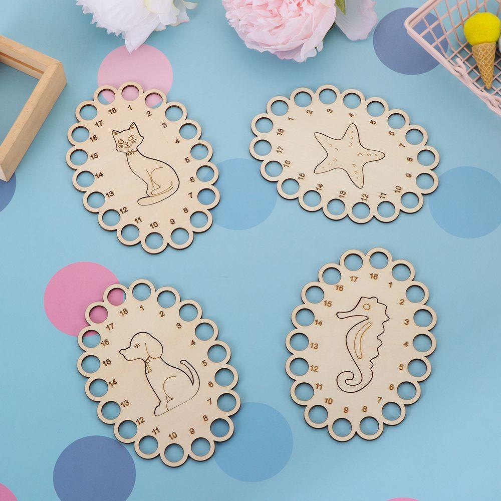 Dụng Cụ Sắp Xếp Chỉ Thêu Chữ Thập Bằng Gỗ DIY