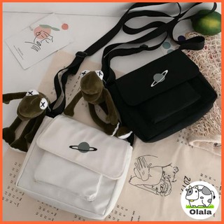 Túi Vải Canvas đi chơi hình trái đất Phong Cách Dành Cho Nữ
