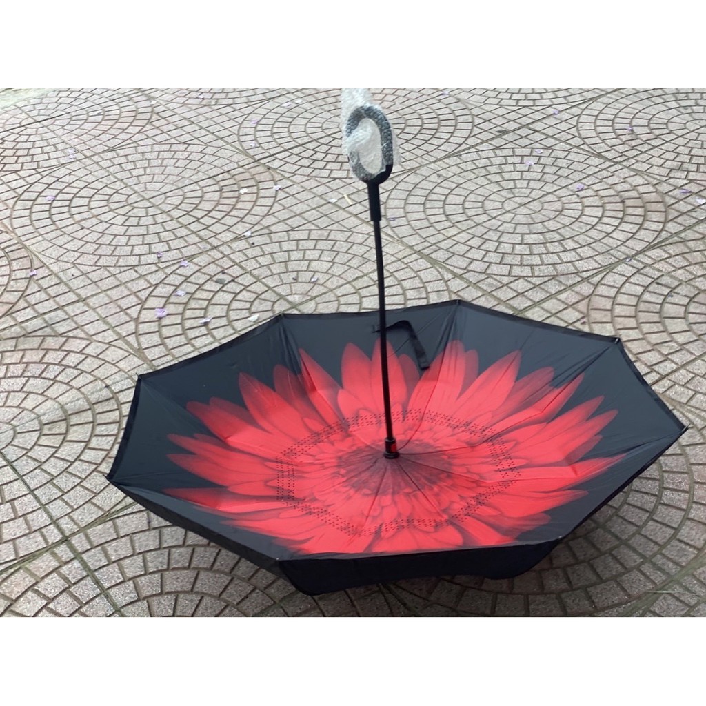 💖SALE💖 Ô dù gấp ngược 3D thông minh in hình họa tiết