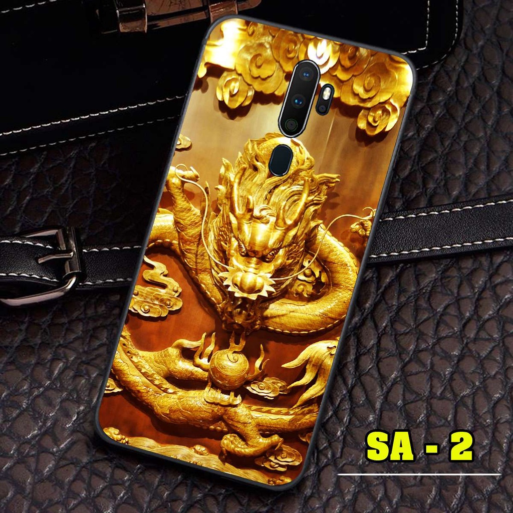 Ốp lưng kính 3D in hình 12 Con Giáp May Mắn cho Oppo A5 2020 - Oppo A9 2020 sắc nét