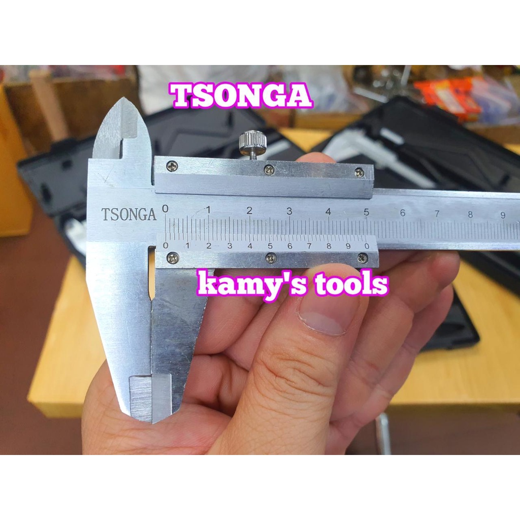 Thước kẹp cơ khí TSONGA 150mm 200mm 300mm cao cấp, thước cặp