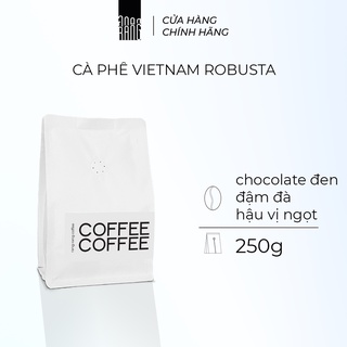 [250g] Cà Phê Rang Xay Nguyên Chất Robusta - Pha Espresso, Pha Phin, Vị Socola Đen, Đậm Đà rang rang coffee