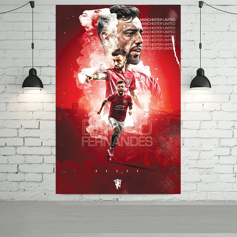 Decal dán tường chống thấm cầu thủ pogba rooney de gea của MU CTSPORT