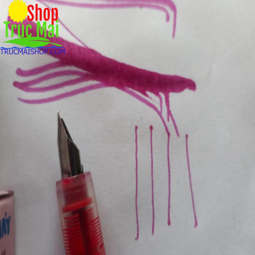 Mực tím luyện chữ đẹp lốc 8 lọ 40ml ( màu Tím Mồng Tơi