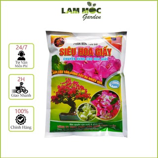 Phân Bón Hữu Cơ SIÊU HOA GIẤY Chuyên Dùng Cho Hoa Giấy Gói 700gram