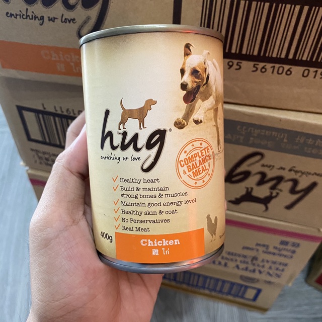 Pate Hug cho chó - Lon 400g