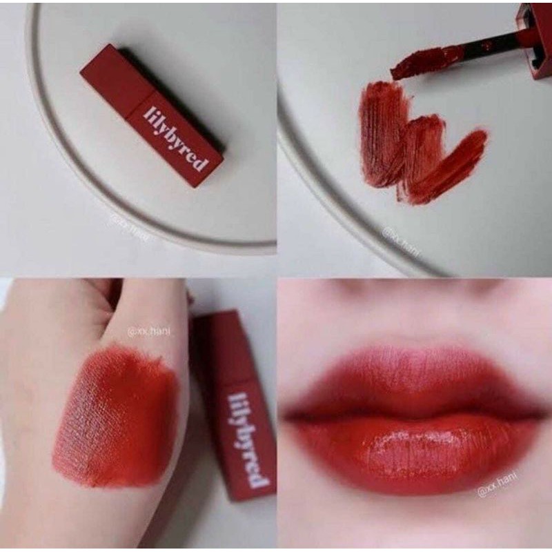 Son Kem Lilybyred 06 ĐỎ GẠCH Mood Liar Velvet Tint