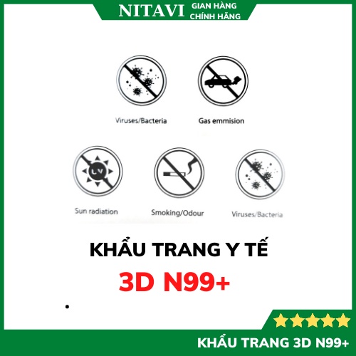Khẩu trang 3d N99+ khẩu trang 5 lớp y tế AN MASK PRO chống bụi mịn, kiểu dáng ôm gọn mặt