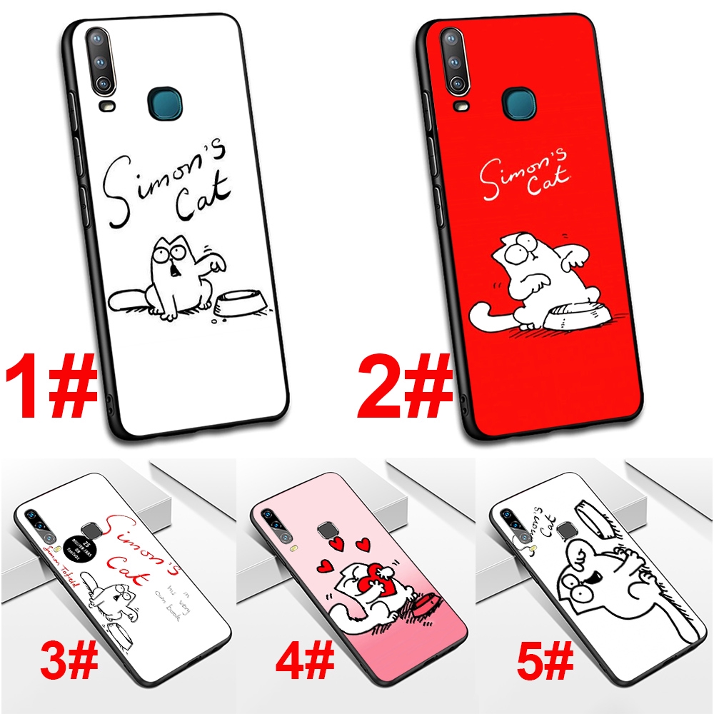 257F Simons Cat Simon's Vivo V5 Lite V5S V7 Plus V9 V11 V15 Pro Y5S Y66 Y67 Y85 Y89 Soft Silicone Case