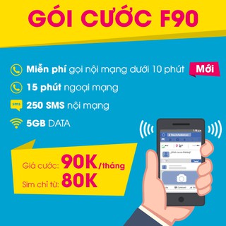 Sim 4G Viettel trọn gói 12 Tháng 5GB/Tháng và miễn phí gọi nội mạng