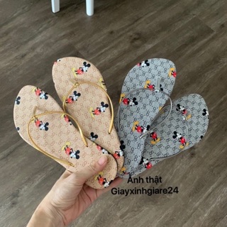 Dép kẹp quai mảnh hình chuột (fom nhỏ)