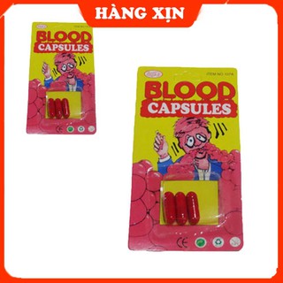 Đồ Chơi Ảo Thuật Troll Bạn Bè - Viên Thuốc Diệu Kỳ Có Màu Đỏ Như Blood