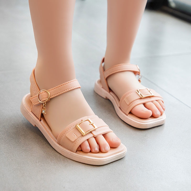 Giày Sandal Đế Mềm Chống Trượt Phong Cách Mới 2022 Cho Bé Gái