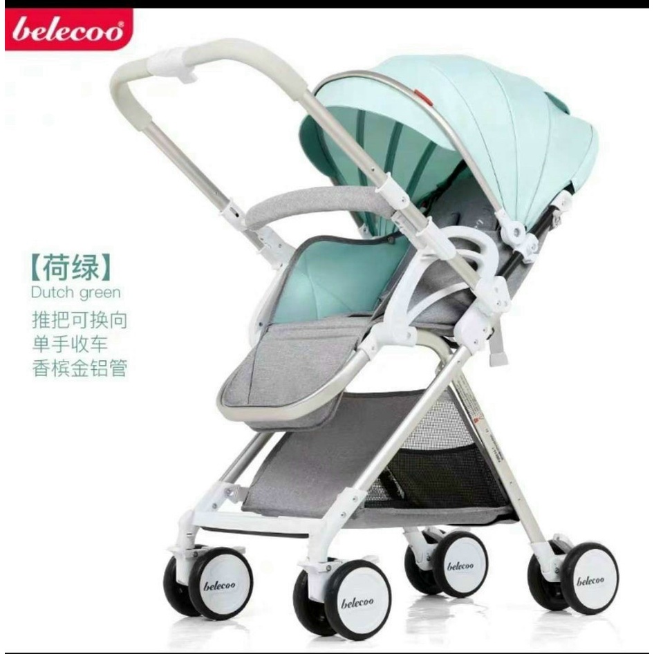 {Chỉ Giao Nhanh}Xe đẩy Beleco A8-1 chính hãng 2 chiều 3 tư thế cho bé mẫu mới nhất 2022