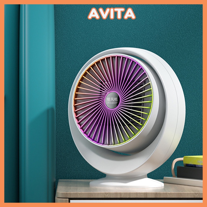 Quạt sưởi mini để bàn Heater Fan công suất 800W - Avita