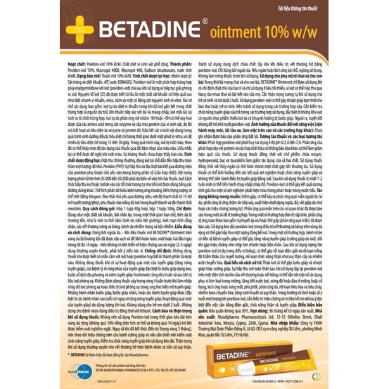 Betadine Ointment 10% 40g