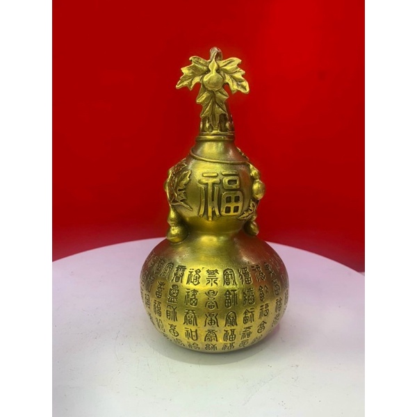 Hồ Lô Chữ Phúc vật phẩm phong thuỷ bằng đồng