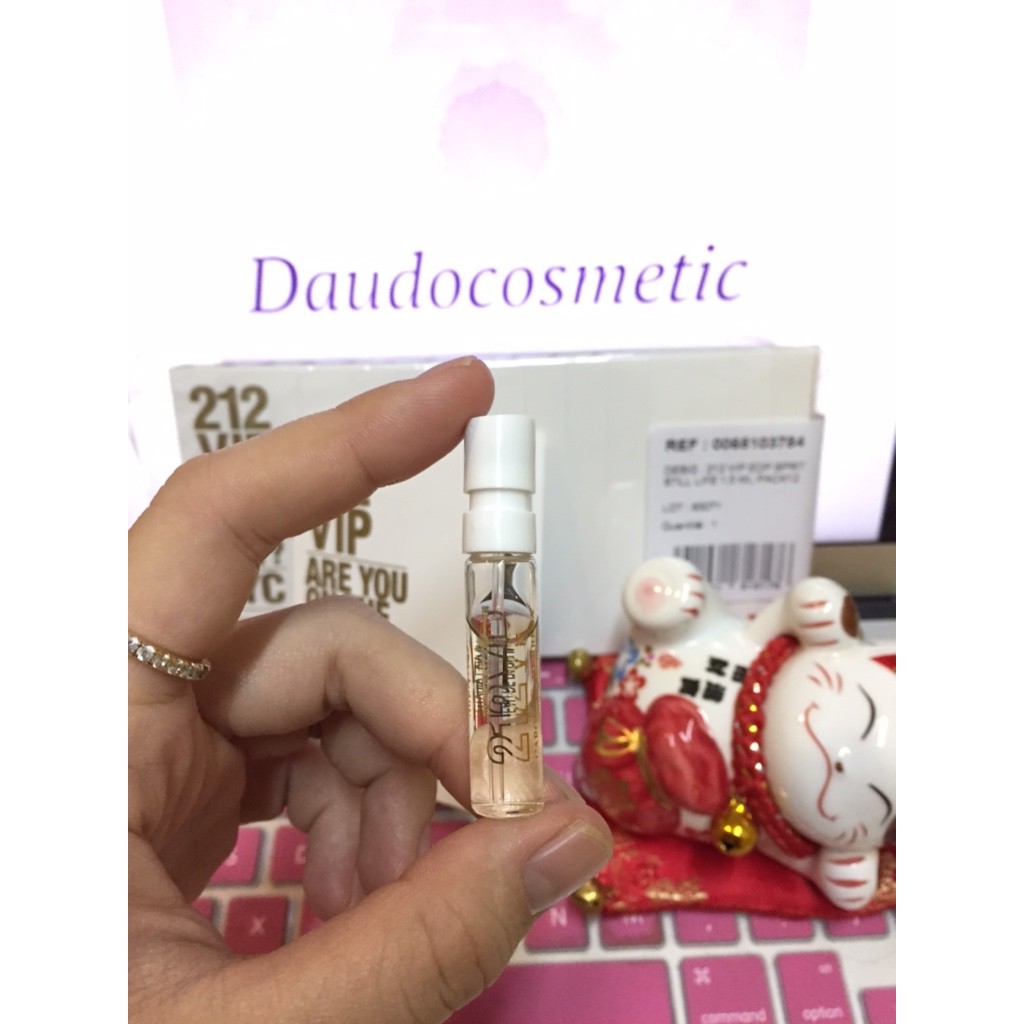 [ vial ] Nước hoa Carolina Herrera 212 VIP Vàng EDP 1.5ml | Thế Giới Skin Care