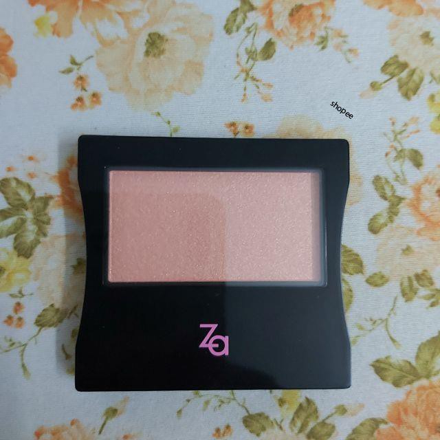 Vunh25 Phấn Má Hồng Mịn Cho Sắc Da Tự Nhiên Rạng Rỡ Za Cheeks Groovy 01 - Glowing Pink 4g (Hồng sáng) MHB12