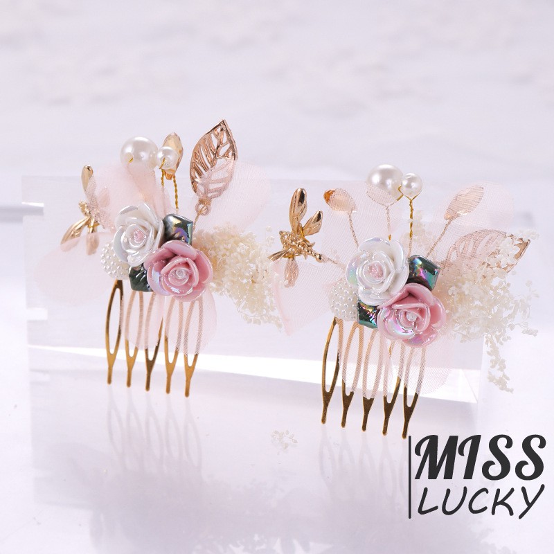 Lược cài tóc hình hoa thời trang cho nữ