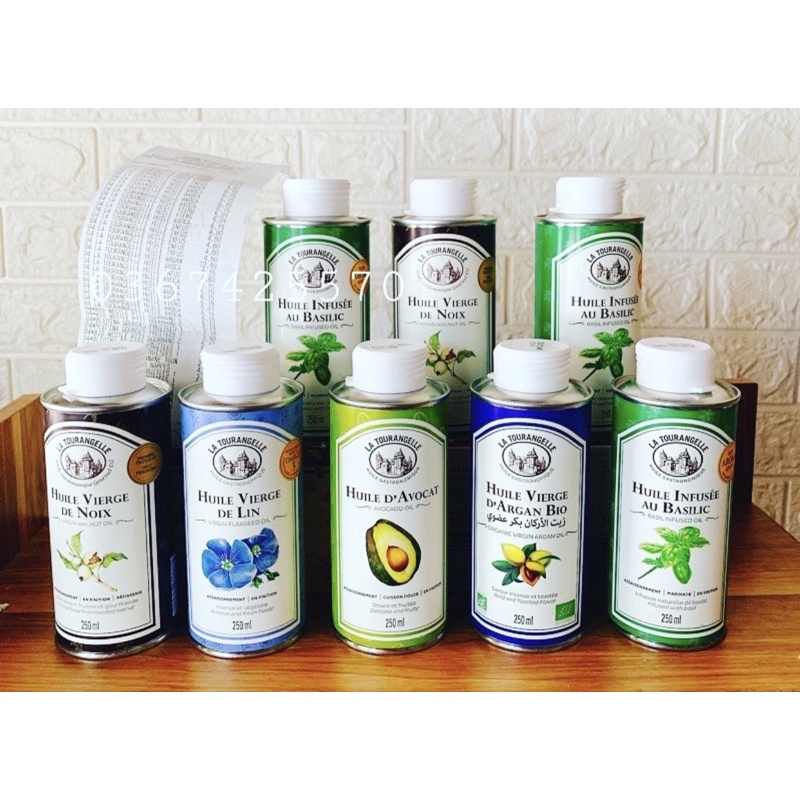 (Air/bill date 2023) Dầu La Tourangelle Avocado Oil 250ml của Pháp