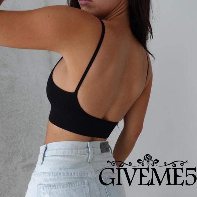 Áo Không Tay Cổ Tròn Thiết Kế Khoét Sâu Quyến Rũ