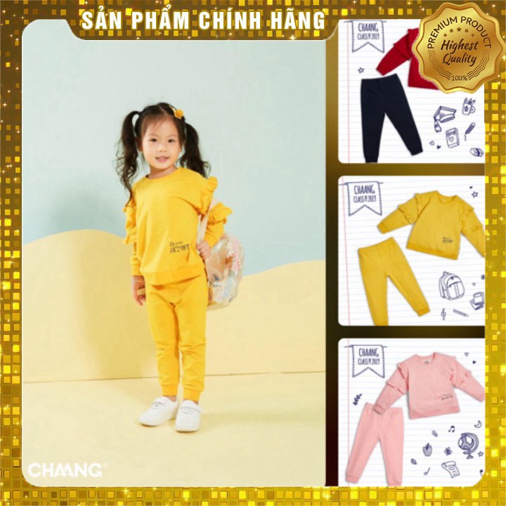 Bộ nỉ dài tay bé gái