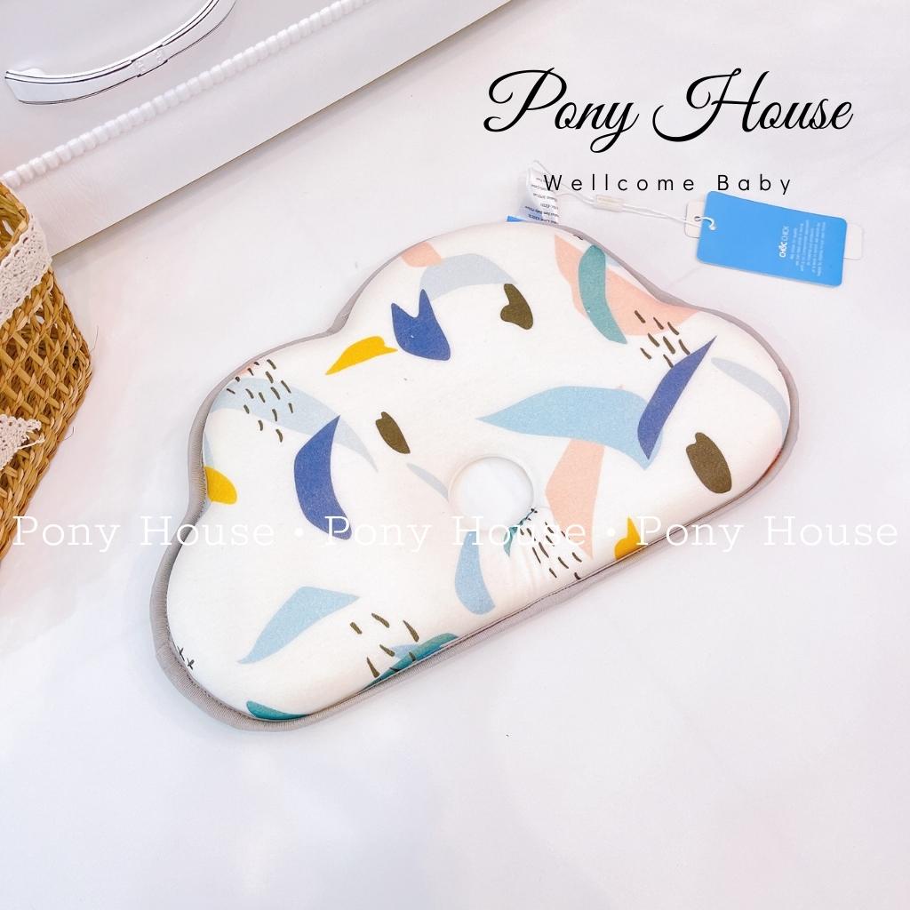 Gối cao su non chống méo bẹp đầu cao cấp hình đám mây CHOC CHICK cho bé từ sơ sinh