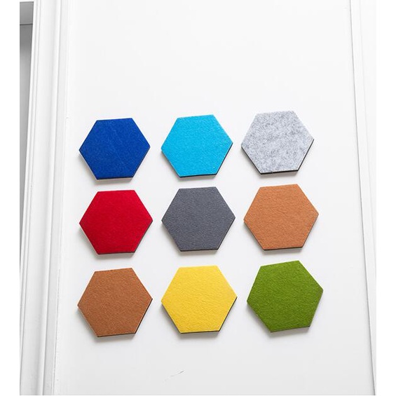 Tấm tiêu âm hình lục giác size: 27x30cm Tấm Decor trang trí Remak Sonic Hexagon