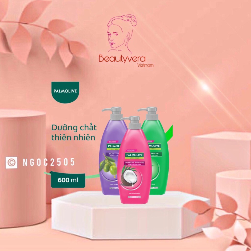 Dầu gội xả 2in1 Palmolive thiên nhiên 600ml