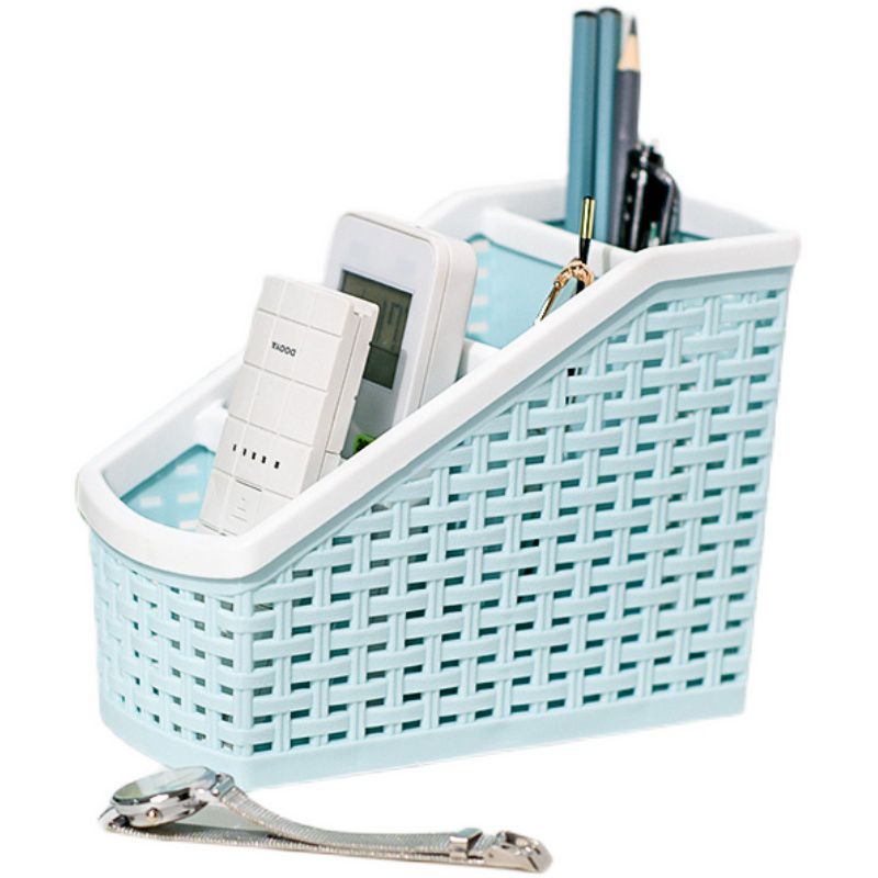 Khay ống cắm bút 4 ngăn đa năng, tiện lợi (chữ nhật)