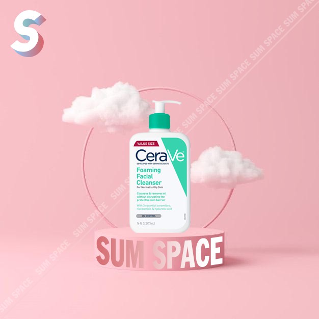  Sữa Rửa Mặt CeraVe Foaming Cleanser Cho Da Thường đến Da Dầu