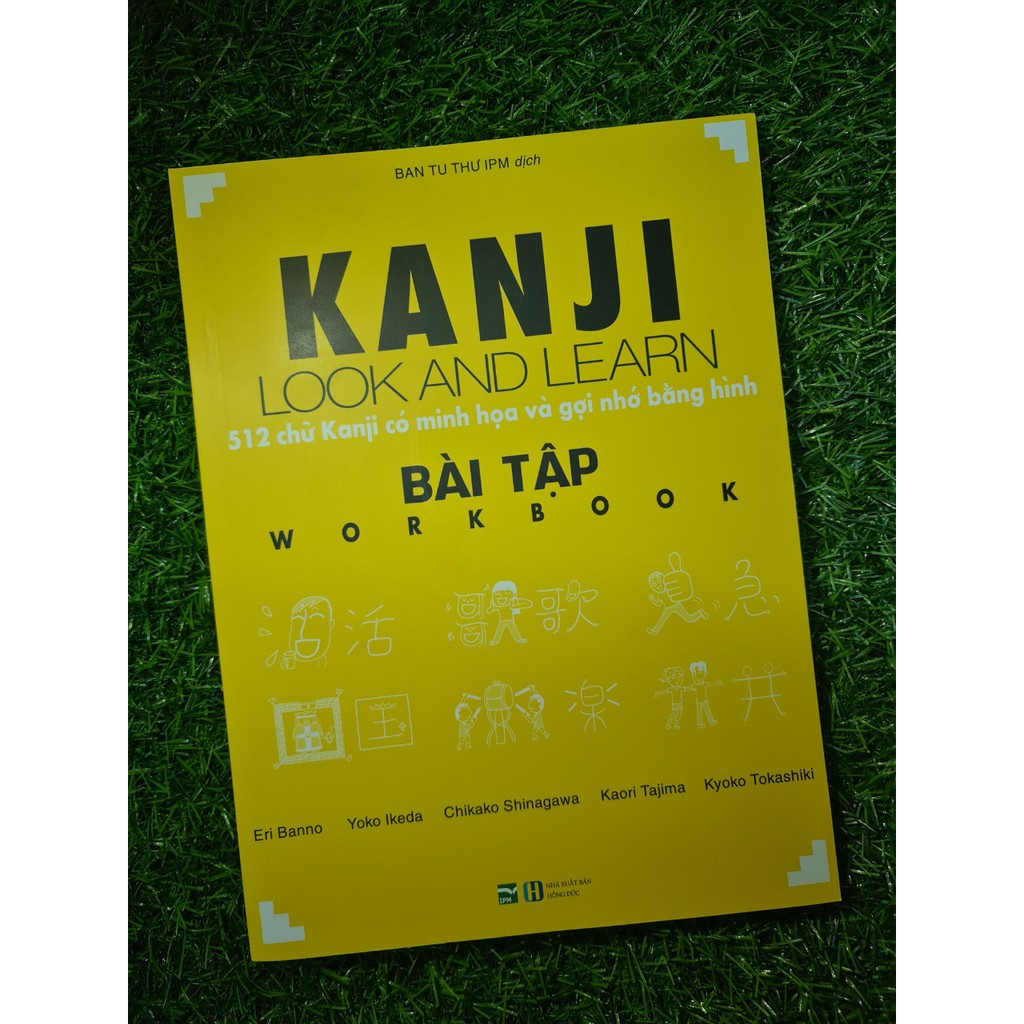 Sách Kanji look and learn - 512 chữ Kanji có minh họa và gợi nhớ bằng hình