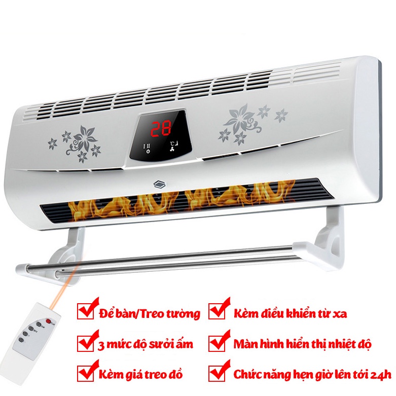 MÁY SƯỞI GỐM CAO CẤP DILIPU BPT-4502 CÓ HIỂN THỊ NHIỆT ĐỂ BÀN HOẶC TREO TƯỜNG - BẢO HÀNH 12 tháng