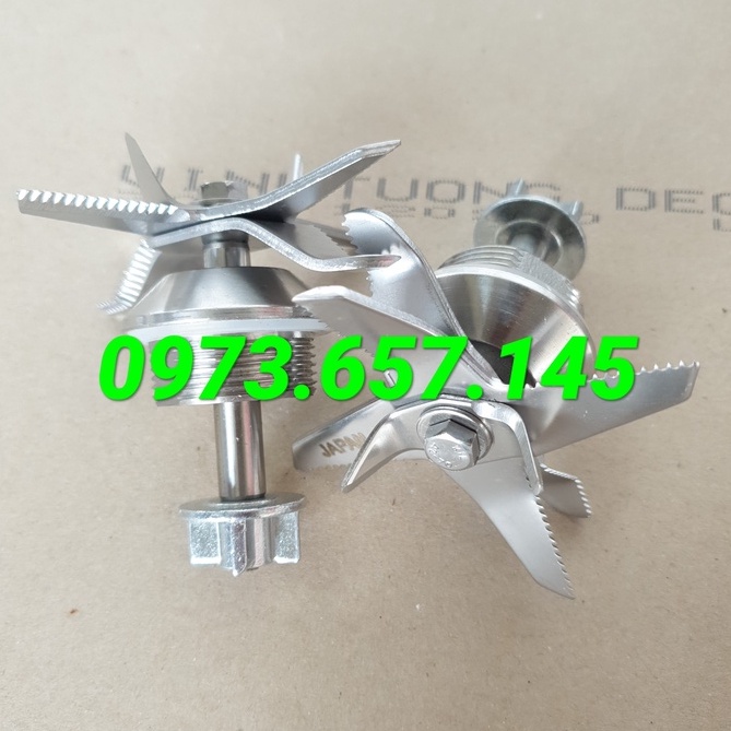 Lưỡi dao xay Máy làm sữa hạt RANBEM 735H, 735i kèm gioăng và khế - phụ kiện chính hãng