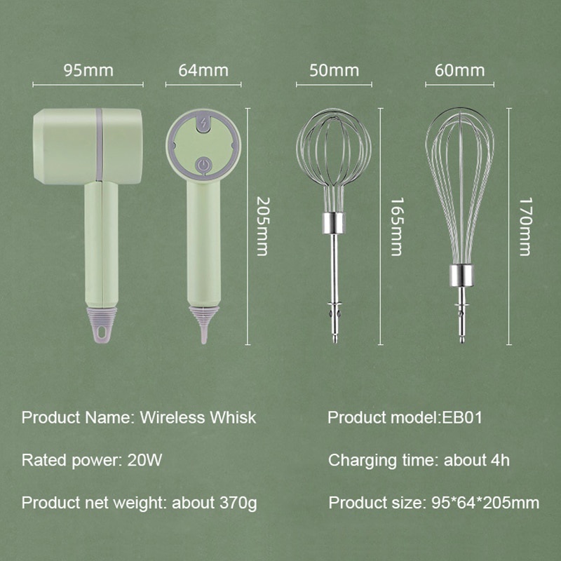 Máy trộn tay không dây Máy đánh trứng điện máy đánh trứng máy đánh trứng máy đánh trứng công nghiệp F1